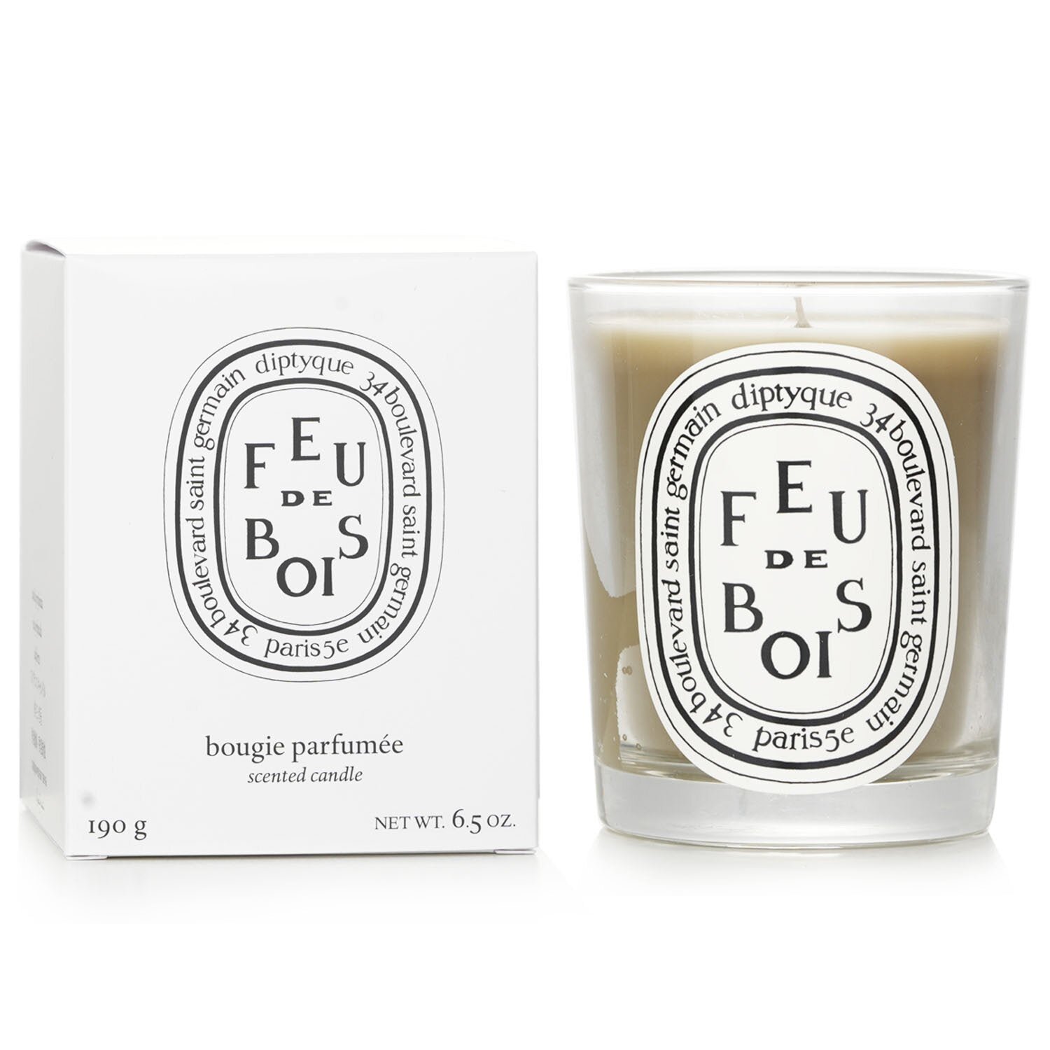 Scented Candle - Feu De Bois (Wood Fire) by Diptyque - Image 2