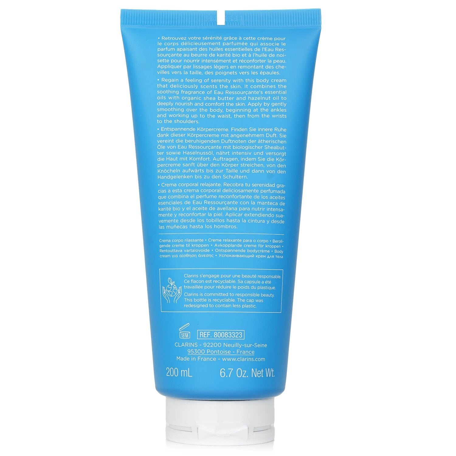 Eau Ressourcante Comforting Silky Body Cream by Clarins - Image 3