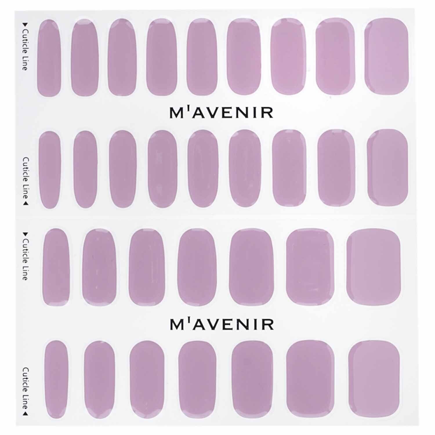 Nail Sticker (Purple) - # Redbean Matt Nail by Mavenir - Image 2