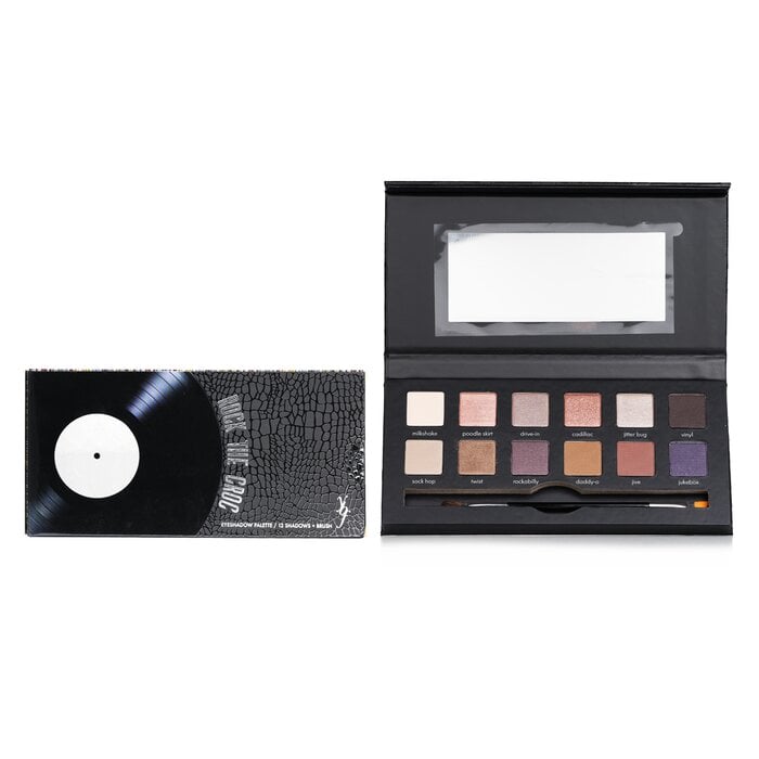 Rock The Croc Eyeshadow Palette (12x Eyeshadow, 1x Double Ended Eyeshadow Brush) 12x0.8g/0.03oz by YBF Beauty - Image 2