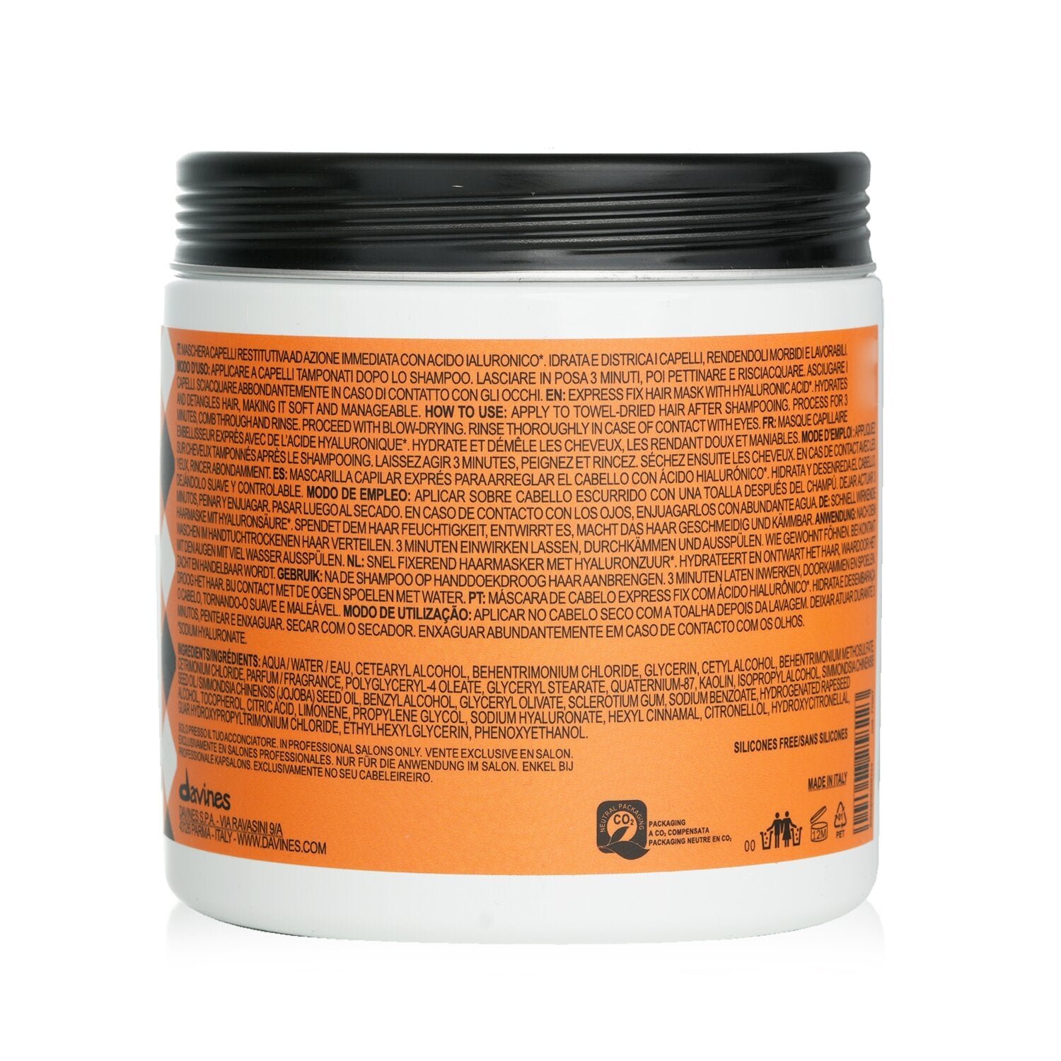 The Quick Fix Circle Fast Lane Mutli tasking Hair Mask (Salon Size) by Davines - Image 3