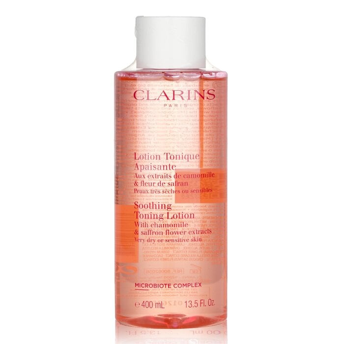 Soothing Toning Lotion with Chamomile & Saffron Flower Extracts - Very Dry or Sensitive Skin 400ml/13.5oz by Clarins - Image 1