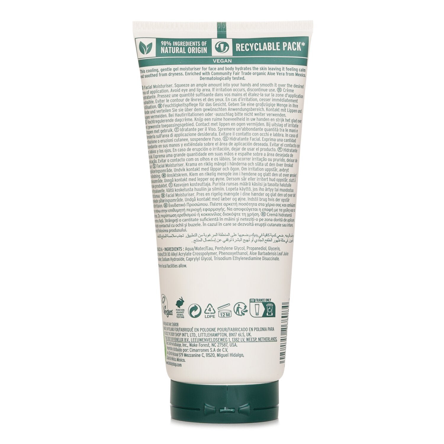 Face & Body Gel Aloe by The Body Shop - Image 3