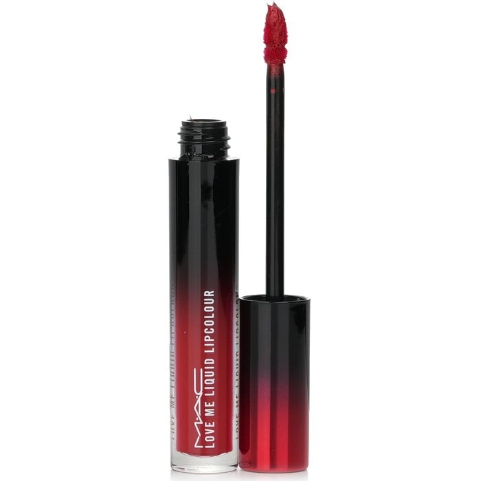 لون شفاه سائل Love Me - # 495 Adore Me (أحمر أزرق متوسط) 3.1ml/0.1oz من MAC - صورة 3