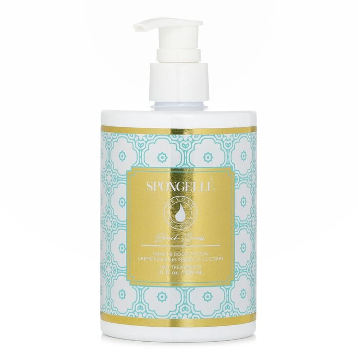Hand & Body Lotion - Beach Grass 325ml/11oz by Spongelle - Image 1