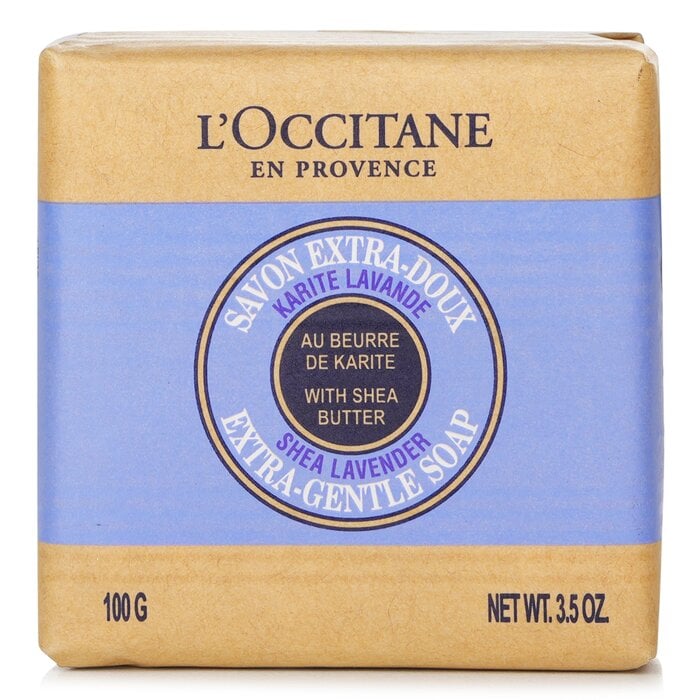 Shea Butter Extra Gentle Soap - Lavender 100g/3.5oz by L'Occitane - Image 1