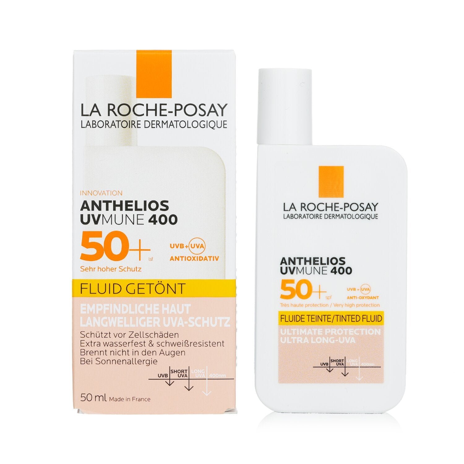 Anthelios UVmune 400 Tinted Fluid SPF50 من La Roche Posay - صورة 2