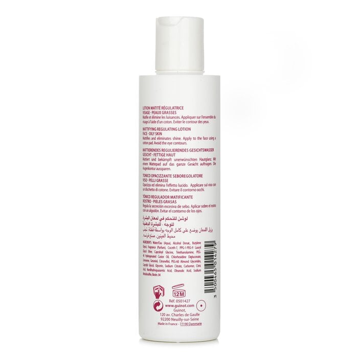 Microbiotic Shine Control Toning Lotion (For Oily Skin) (Random Packaging) 200ml/6.7oz by Guinot - Image 3