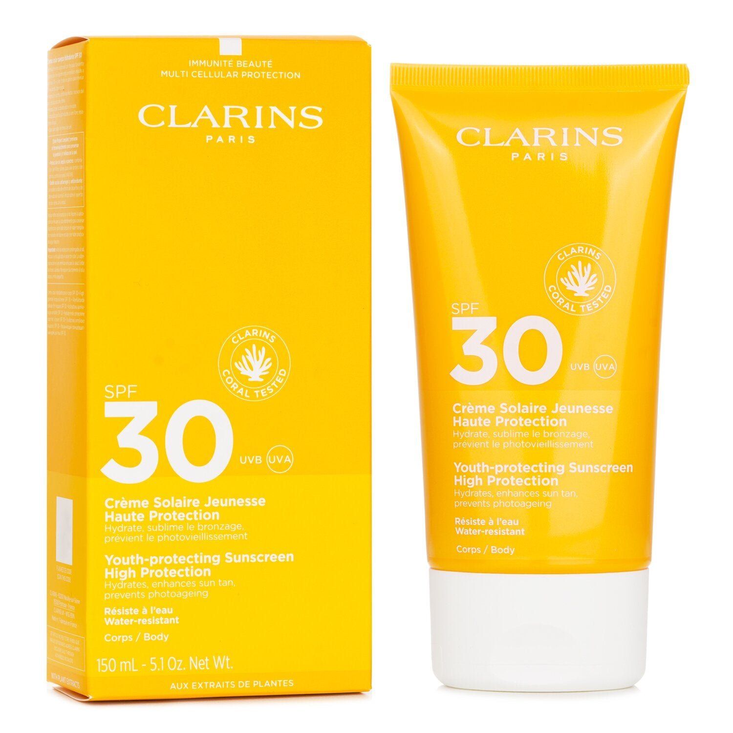 Youth Sun Cream High Protection SPF 30 من Clarins - صورة 2