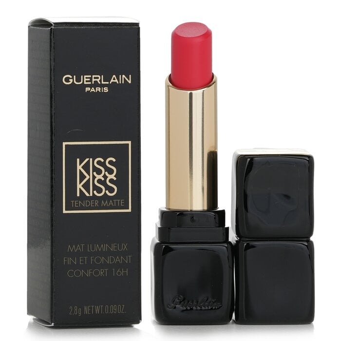 أحمر شفاه غير لامع Kisskiss Tender - # 885 Gentle Coral 2.8g/0.09oz من Guerlain - صورة 2