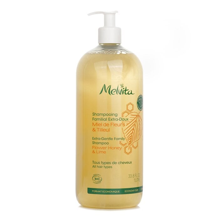 شامبو عائلي لطيف جداً (لجميع أنواع الشعر) 1000ml/33.8oz من Melvita - صورة 2