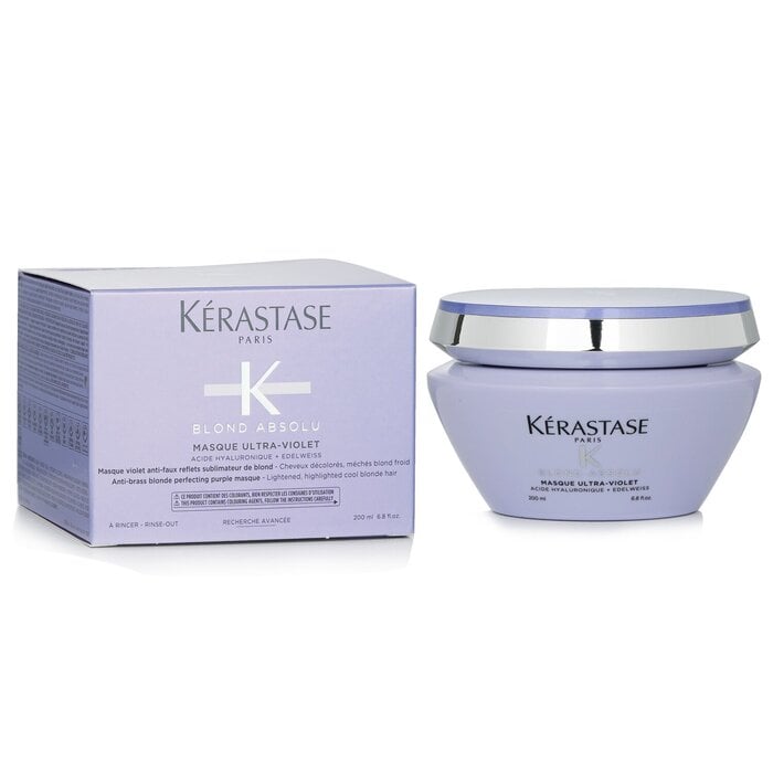 Blond Absolu Masque Ultra-Violet Anti-Brass Blonde Perfecting Purple Masque (Lightened Cool Blonde Hair) 200ml/6.8oz by Kerastase - Image 2