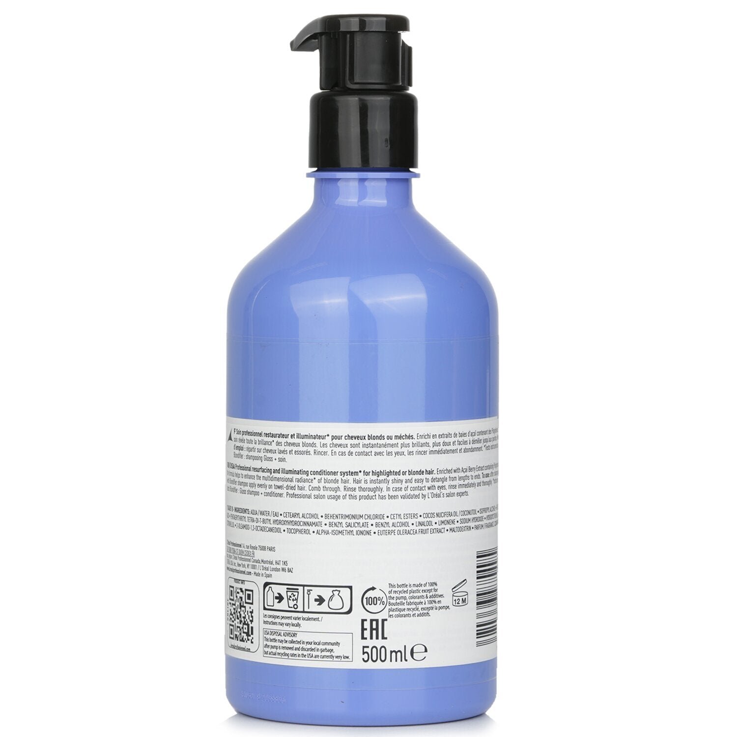 Professionnel Serie Expert - Blondifier Acai Polyphenols Resurfacing and Illuminating Conditioner (For Blonde Hair) by L'Oreal - Image 3
