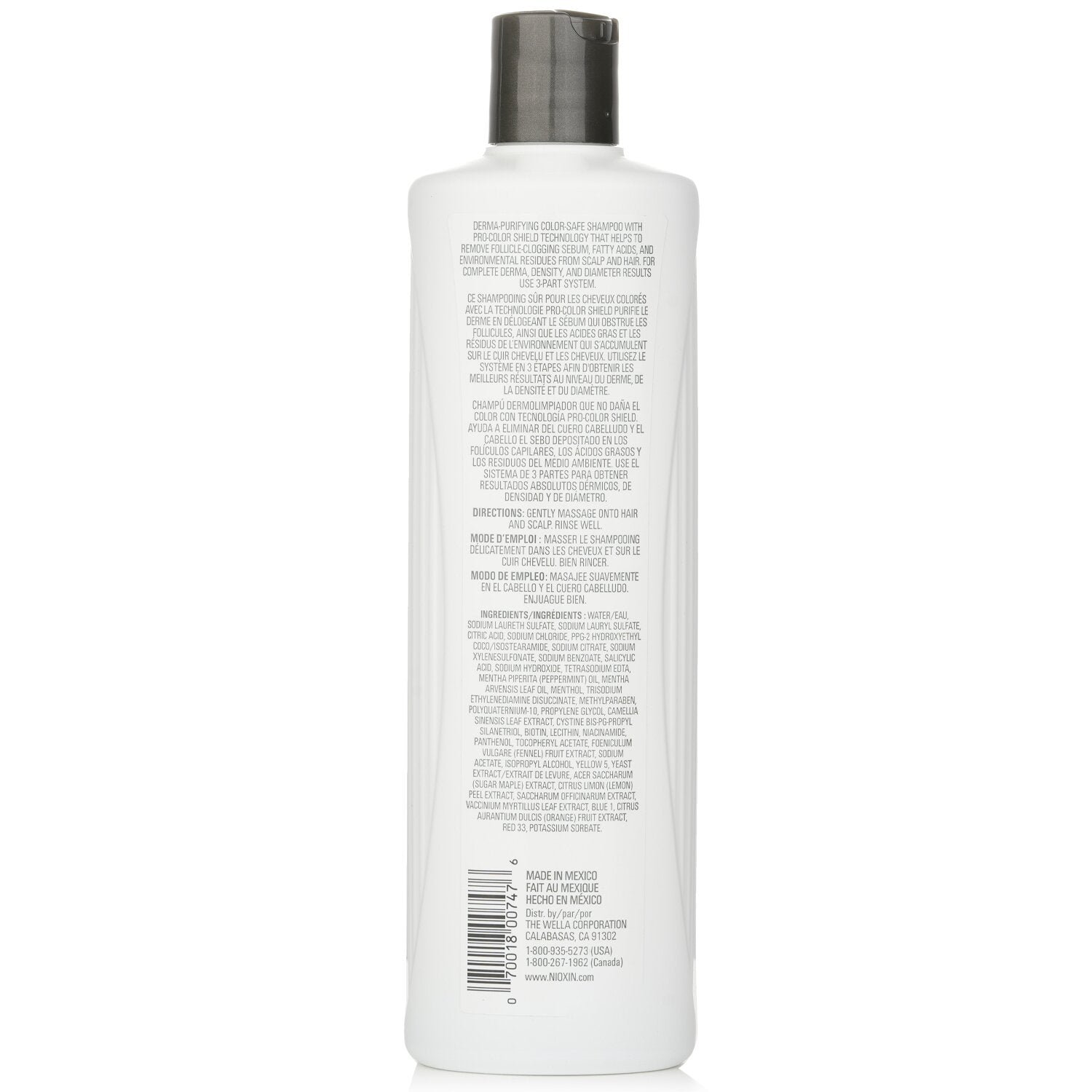 Derma Purifying System 4 Cleanser Shampoo (Colored Hair, Progressed Thinning, Color Safe) by Nioxin - Image 3