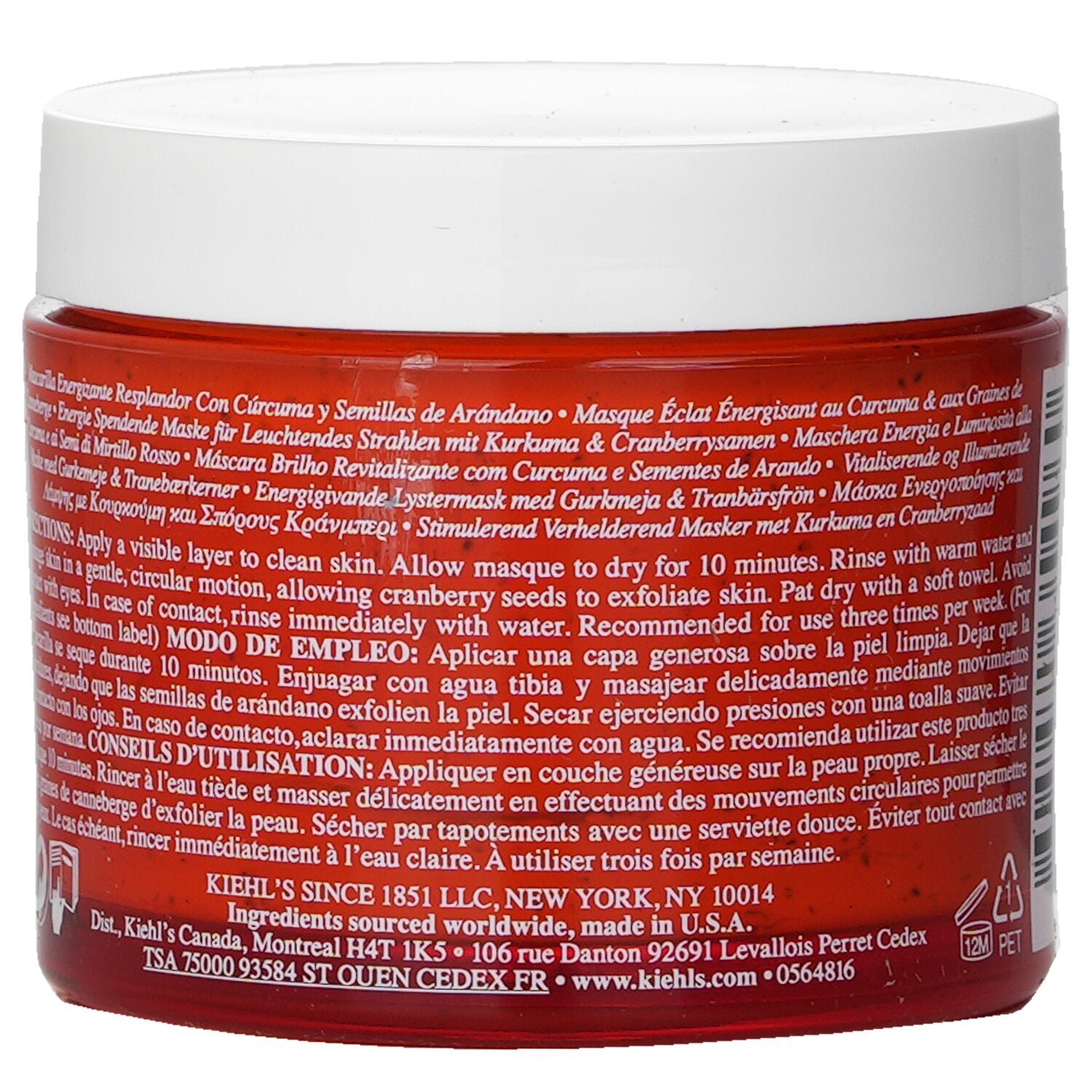 Turmeric & Cranberry Seed Energizing Radiance Masque by Kiehl's - Image 3