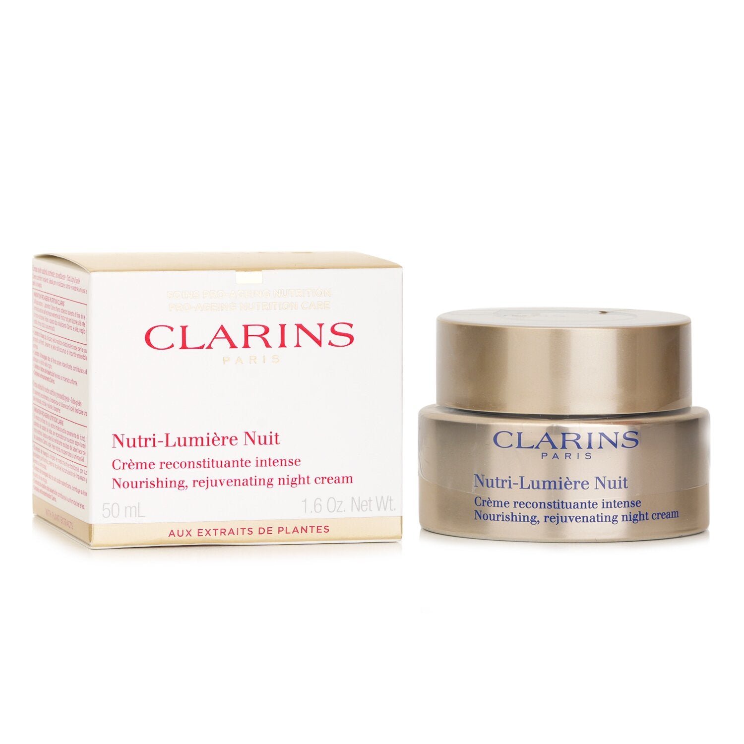 Nutri-Lumiere Nuit Nourishing, Rejuvenating Night Cream(Random Packaging) by Clarins - Image 2