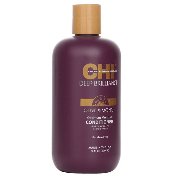 Deep Brilliance Olive & Monoi Optimum Moisture Conditioner 355ml/12oz by CHI - Image 2
