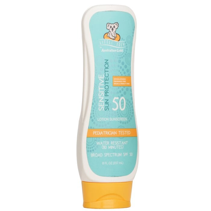 غسول حاصن شمسي Little Joey SPF 50 (حماية من الشمس للبشرة الحساسة) 237ml/8oz من الذهب الاسترالي - صورة 2