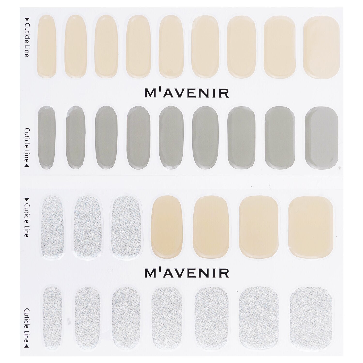 Nail Sticker (Assorted Colour) - # Brillante Sandy Nail by Mavenir - Image 2