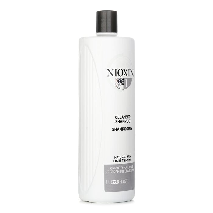 Derma Purifying System 1 Cleanser Shampoo (Natural Hair, Light Thinning) 1000ml/33.8oz by Nioxin - Image 2