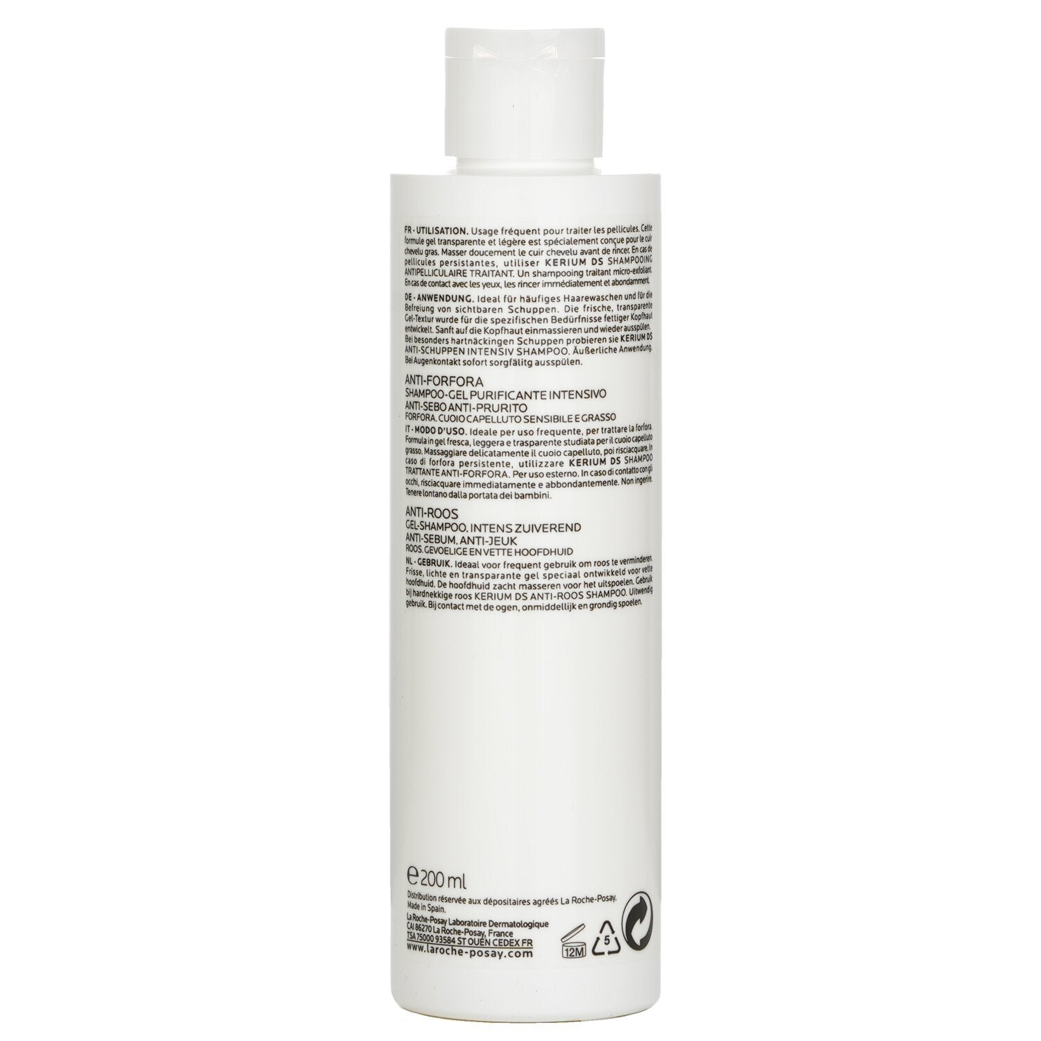 Kerium Anti-Dandruff Micro-Exfoliating LHA Gel Shampoo (For Oily Scalp) by La Roche Posay - Image 3