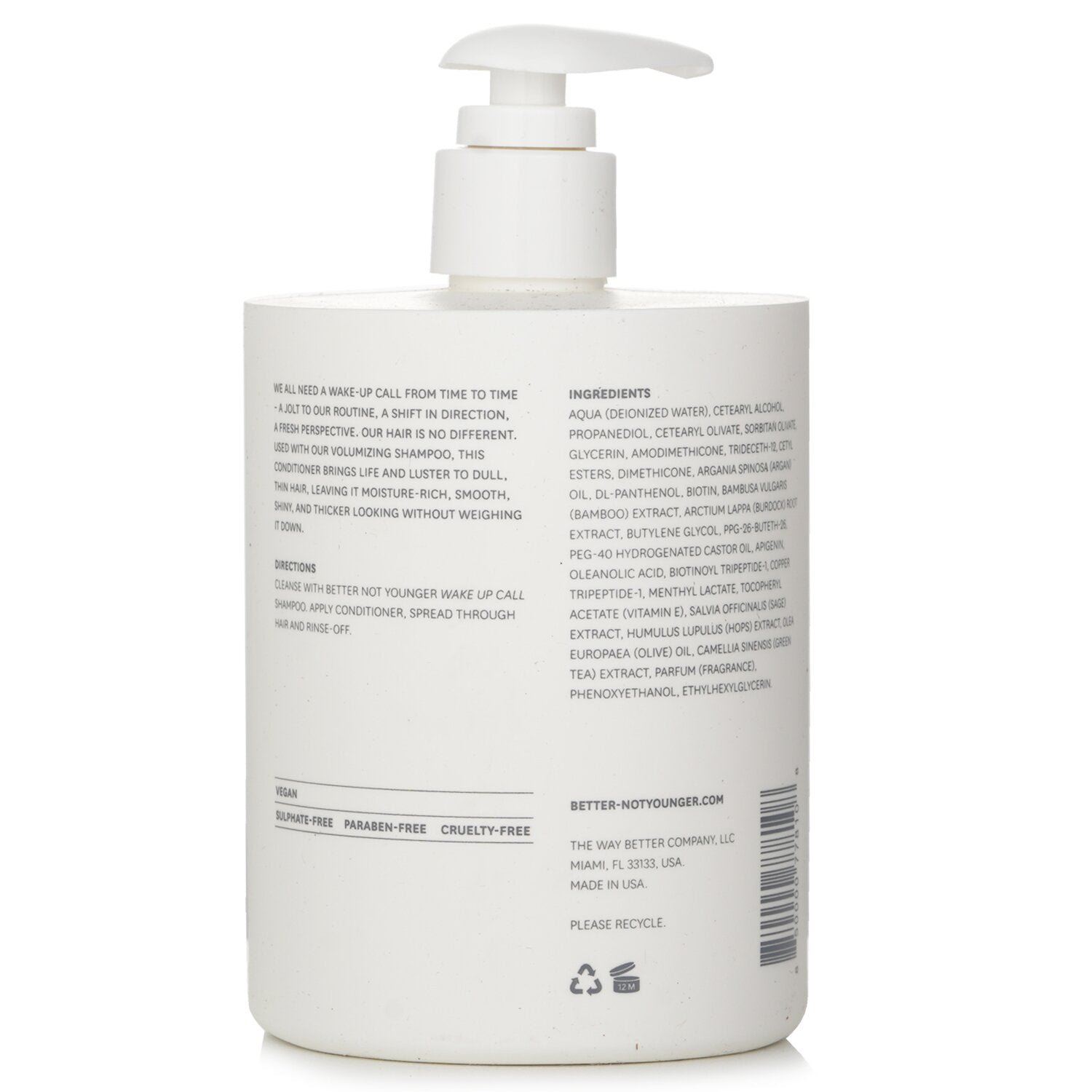 Wake Up Call Volumizing Conditioner by Better Not Younger - Image 3