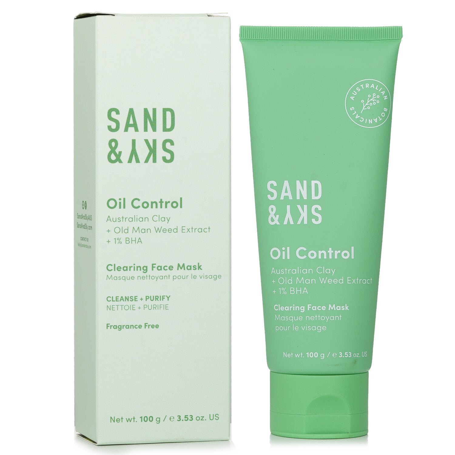Oil Control - Clearing Face Mask من Sand & Sky - صورة 2