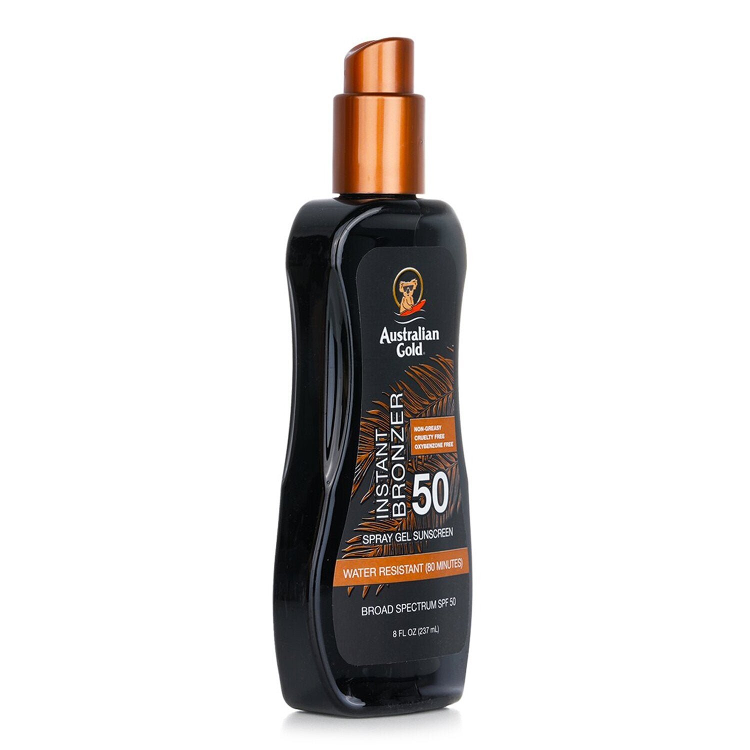 Spray Gel Sunscreen SPF 50 with Instant Bronzer by Australian Gold - Image 2