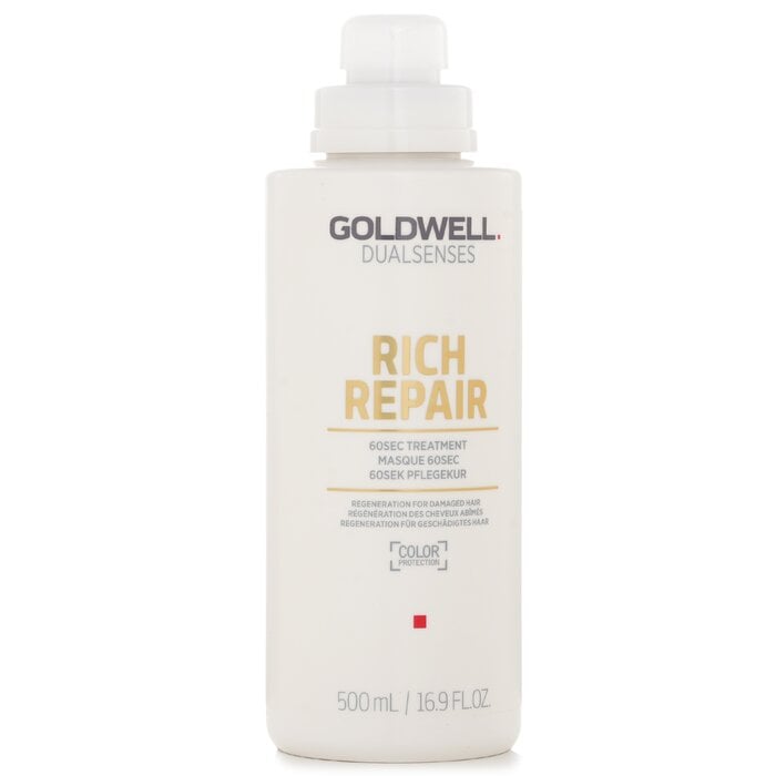 علاج 60 ثانية مرمم كثيف Dual Senses (لتجديد الشعر التالف) 500ml/16.9oz من Goldwell - صورة 2