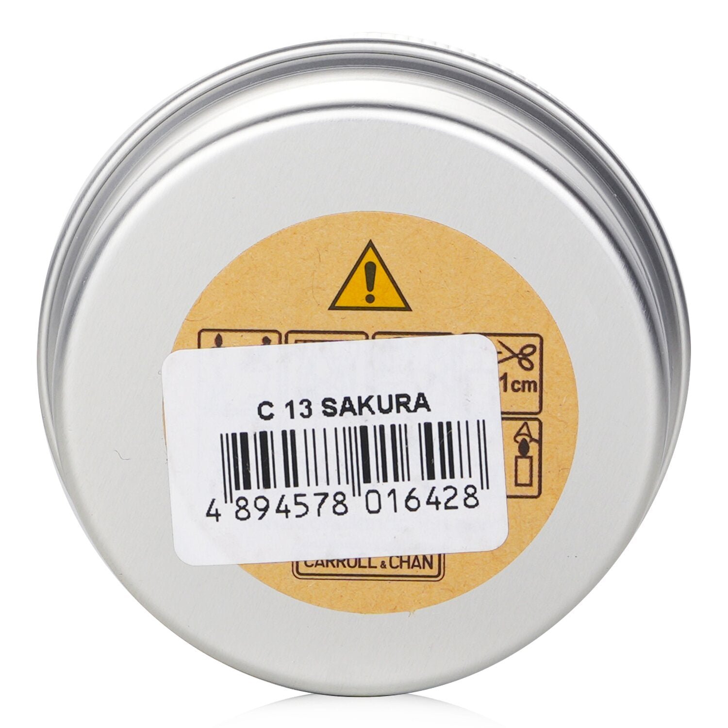 100% Beeswax Mini Tin Candle - # Sakura by Carroll & Chan - Image 3