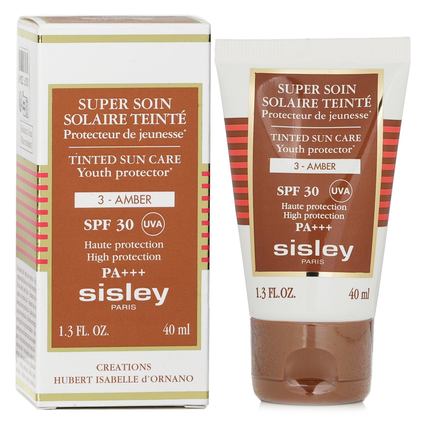 Super Soin Solaire Tinted Youth Protector SPF 30 UVA PA+++ - #3 Amber by Sisley - Image 1