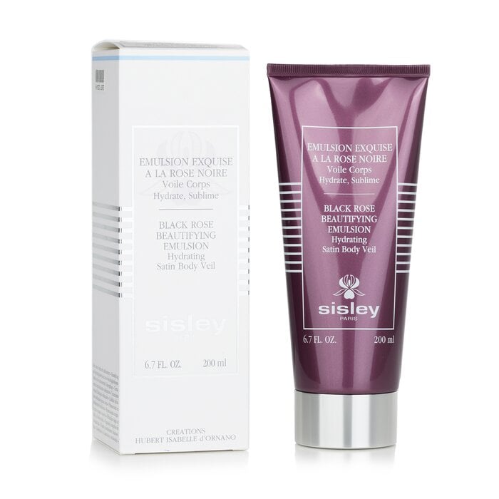 Black Rose Beautifying Emulsion - Hydrating Satin Body Veil 200ml/6.7oz by Sisley - Image 2