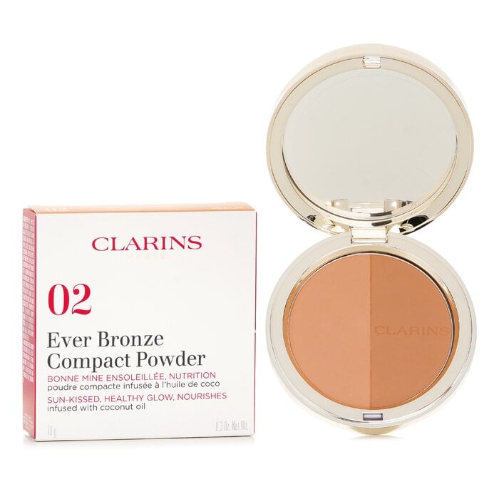 Ever Bronze Compact Powder - # 02 Medium(Random Packaging) 10g/0.3oz by Clarins - Image 2