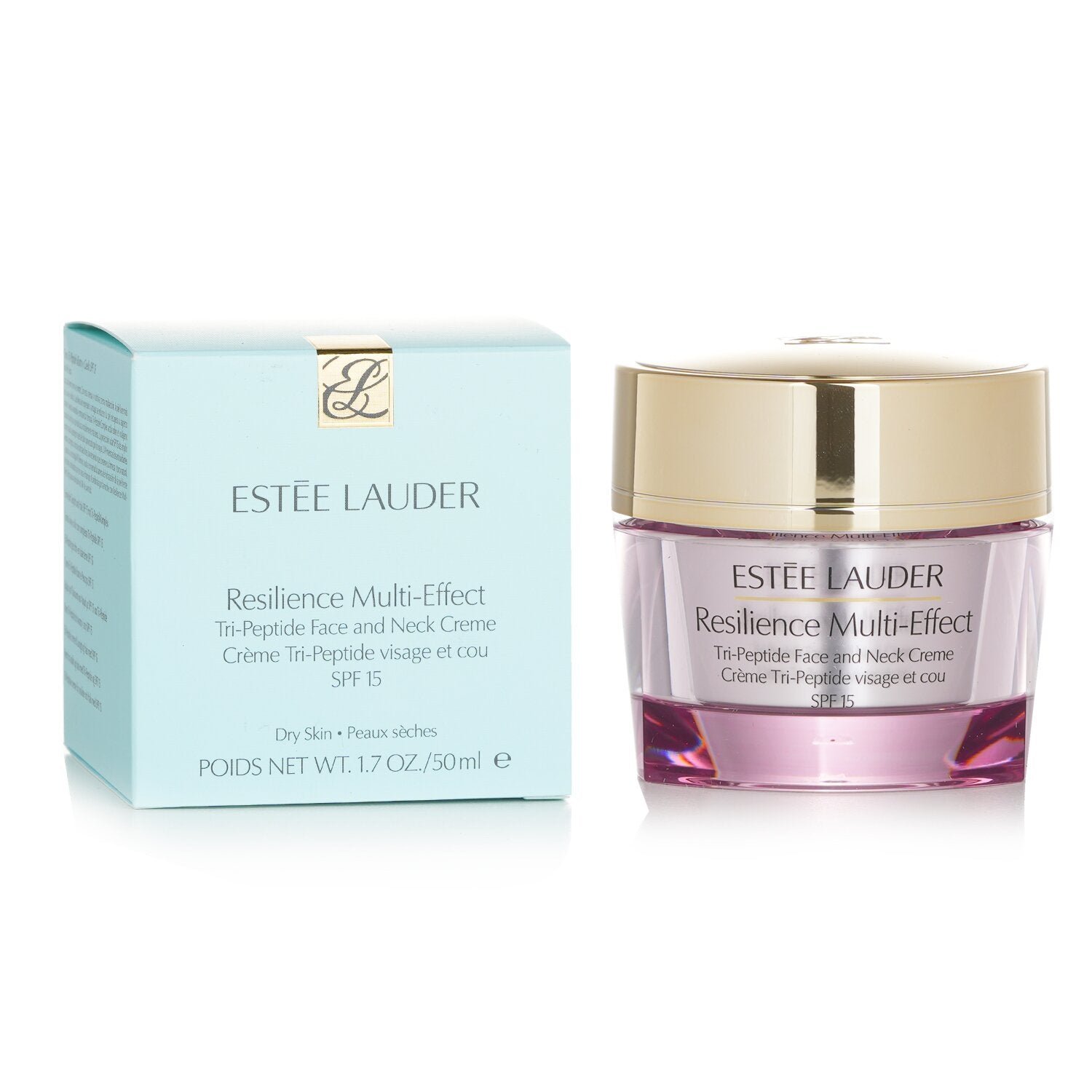 كريم للوجه والعنق ثلاثي اليبتيد متعدد الفعالية Resilience SPF 15 - للبشرة الجافة من Estee Lauder - صورة 2