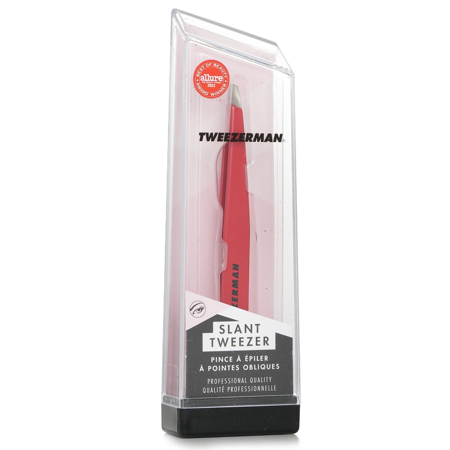 Slant Tweezer - Signature Red (Studio Collection) by Tweezerman - Image 2