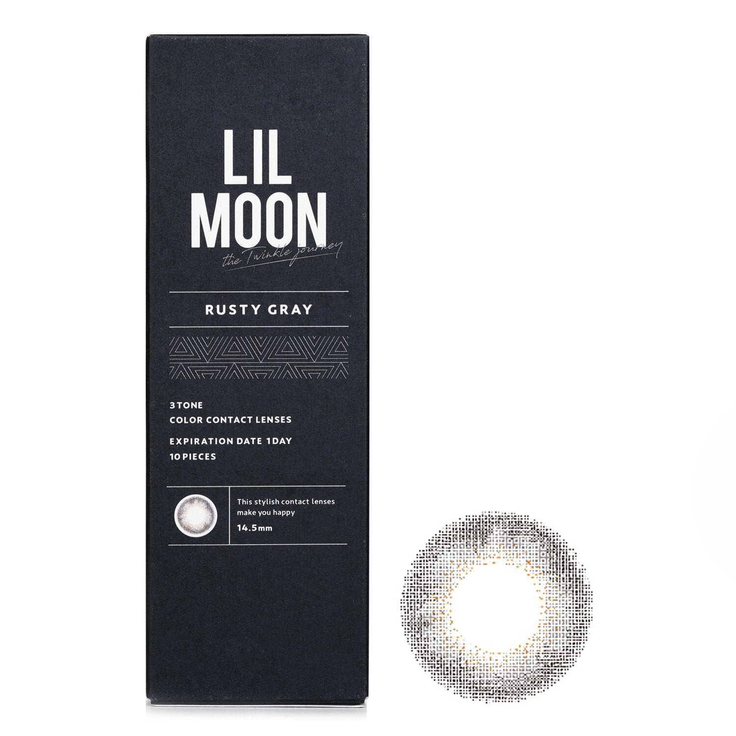 Lilmoon Rusty Gray 1 Day Color Contact Lenses - - 2.50 من Pia - صورة 1