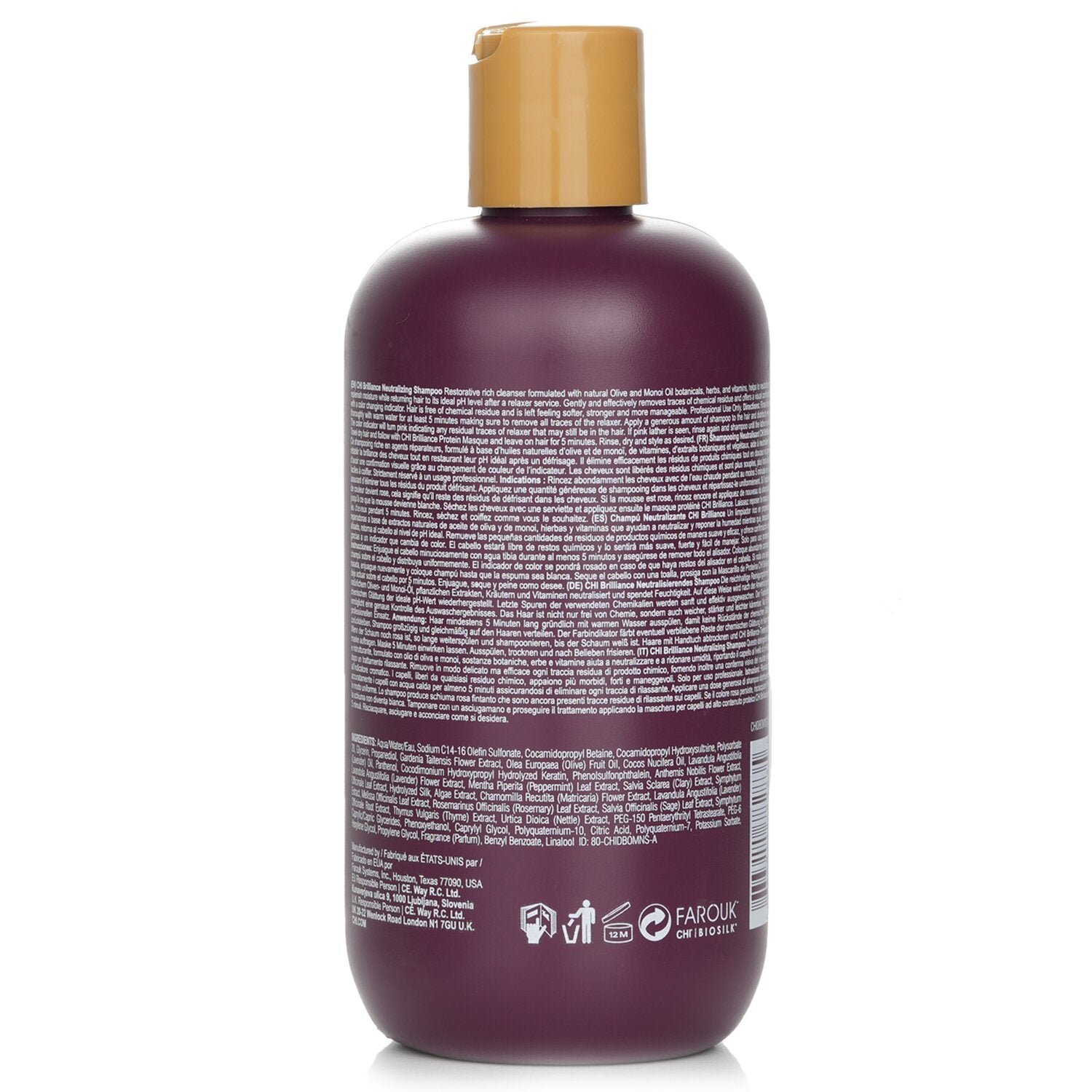 Deep Brilliance Olive & Monoi Neutralizing Shampoo by CHI - Image 3