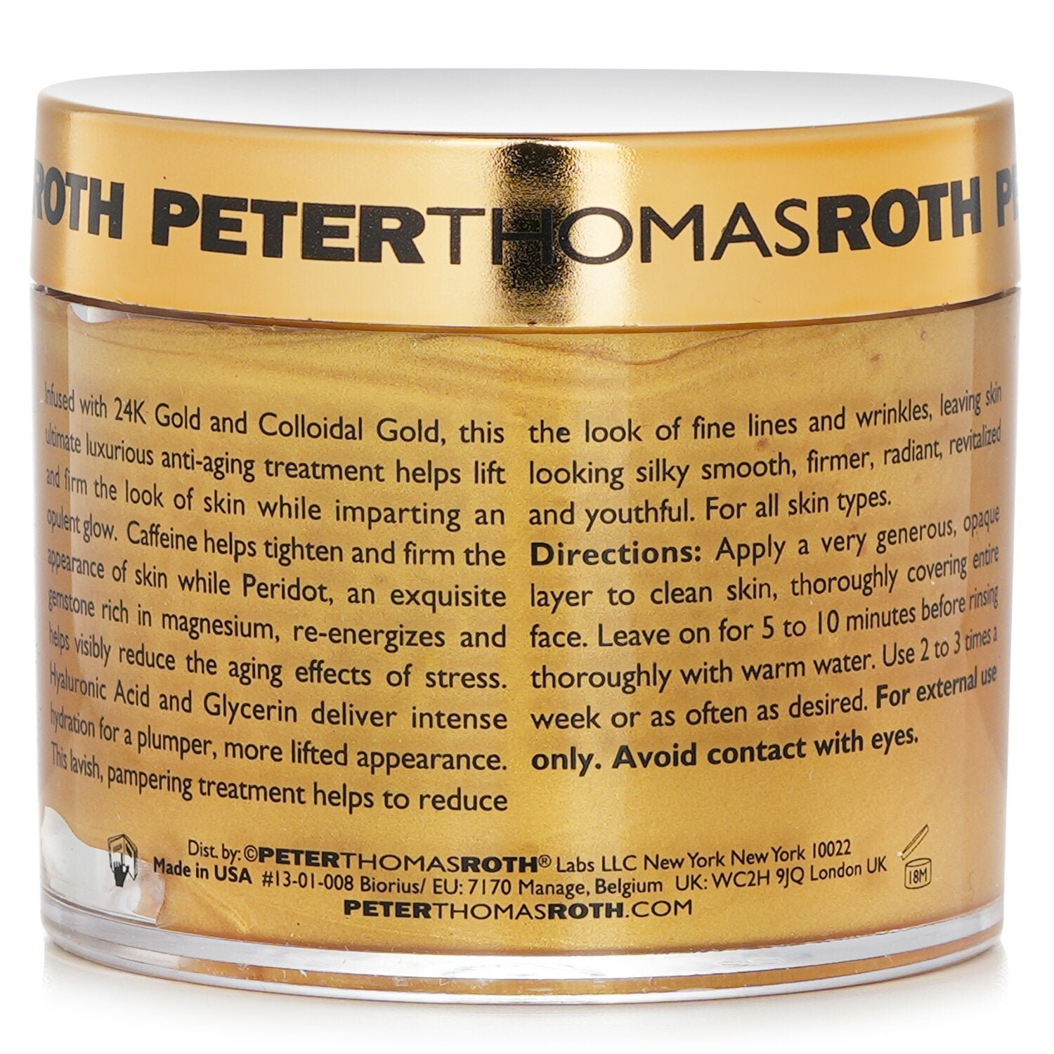 ماسك 24 قيراط من الذهب من Peter Thomas Roth - صورة 2