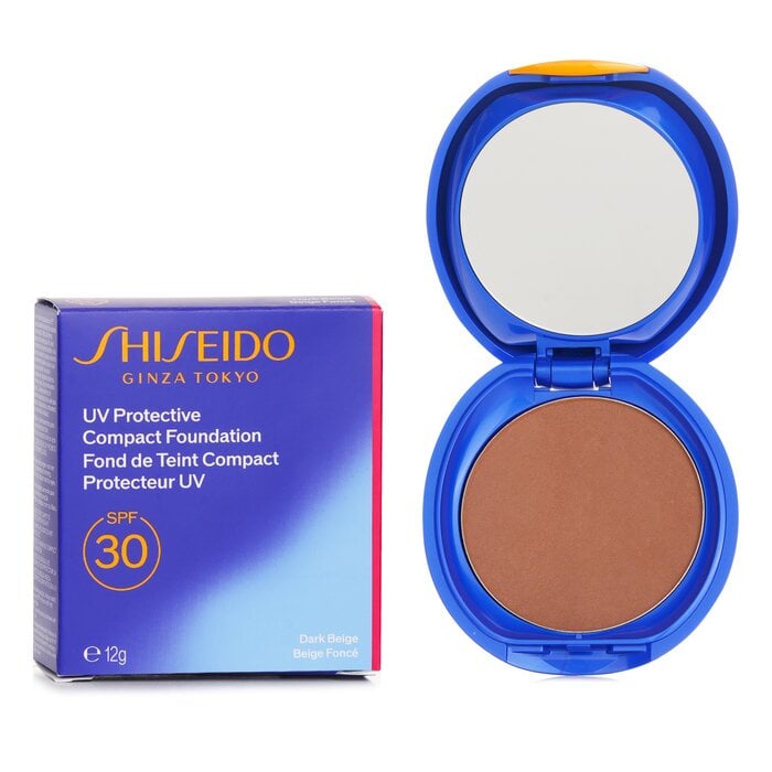 UV Protective Compact Foundation SPF 30 (Case+Refill) - # Dark Beige 12g/0.42oz by Shiseido - Image 2