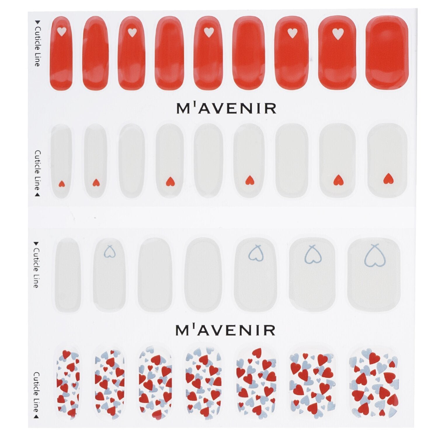 ملصق الأظافر (ألوان متنوعة) - # Little Heart Nail من Mavenir - صورة 2