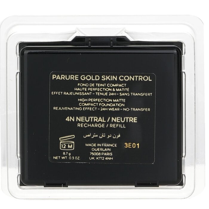 Parure Gold Skin Control High Perfection Matte Compact Foundation Refill - # 4N 8.7g/0.3oz by Guerlain - Image 3