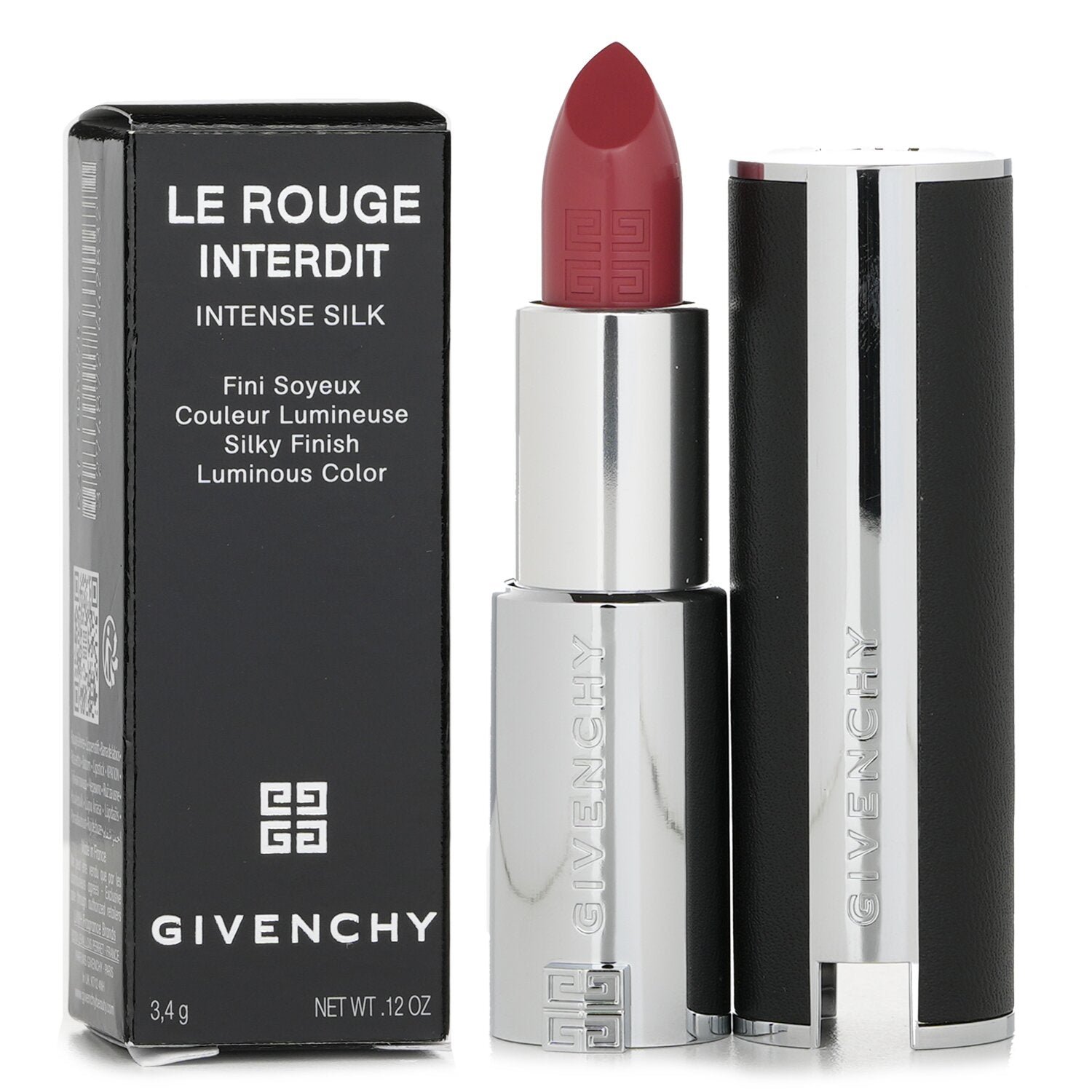 Le Rouge Interdit Intense Silk Lipstick - # N210 Rose Braise by Givenchy - Image 2