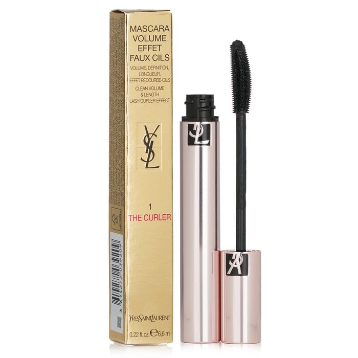 Volume Effet Faux Cils The Curler Mascara - # 01 Rebellious Black 6.6ml/0.22oz by Yves Saint Laurent - Image 2