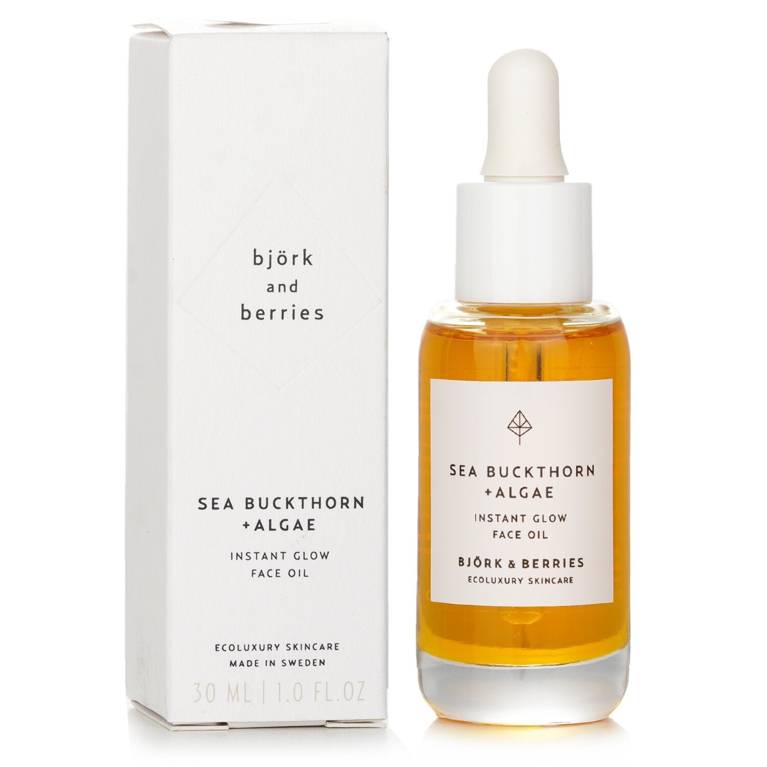 Sea Buckthorn+ Algae Instant Glow Face Oil by Bjork & Berries - Image 2