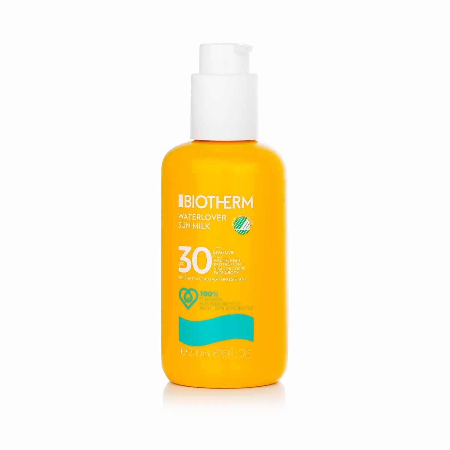 حليب شمسي Waterlover SPF 30 - للوجه والجسم من Biotherm - صورة 1