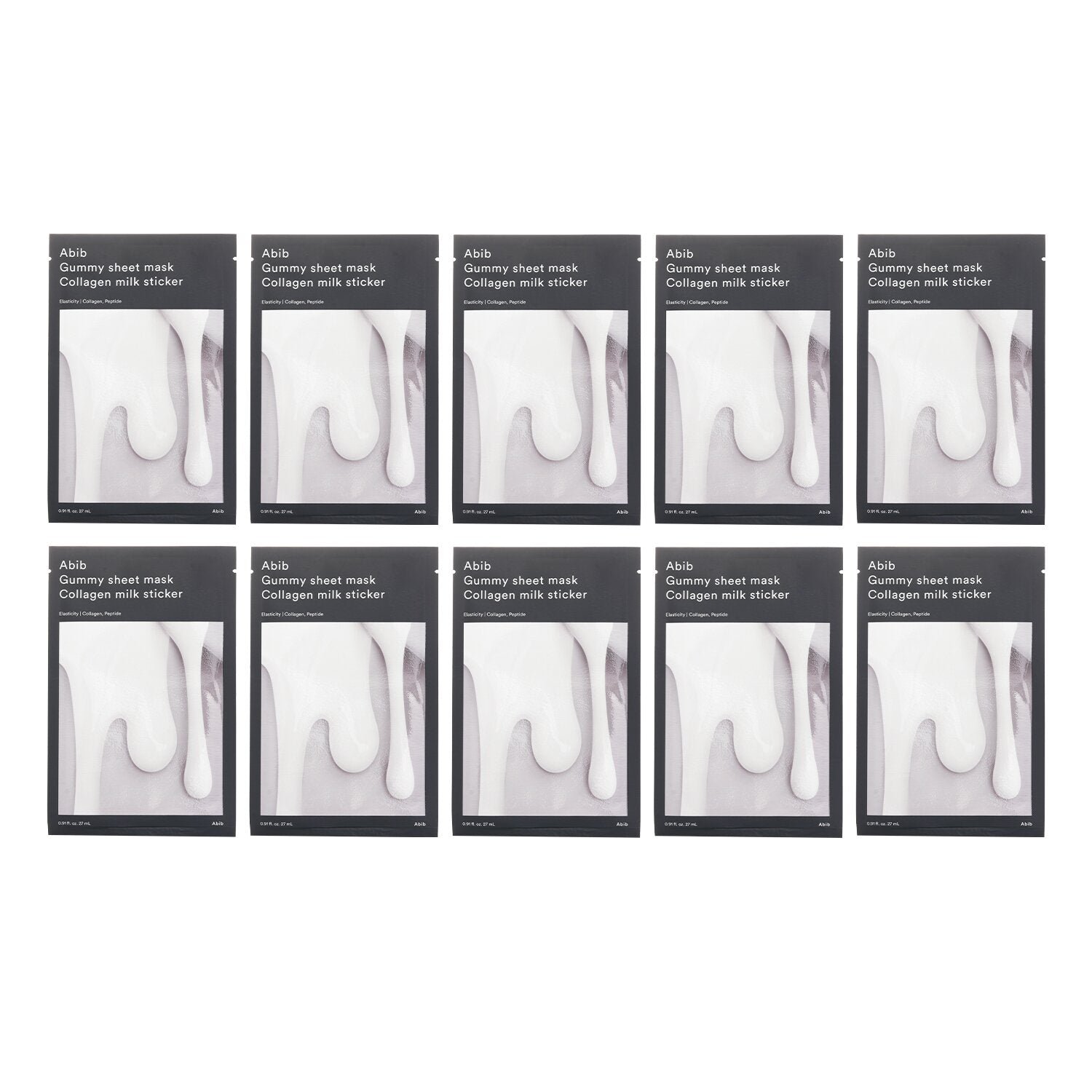 Gummy Sheet Mask Collagen Milk Sticker by Abib - Image 1