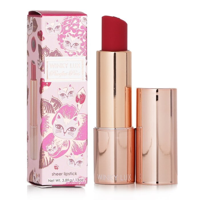 أحمر شفاه شفاف Purrfect Pout - # Fur-Ever (توتي شفاف) 3.8g/0.13oz من وينكي لوكس - صورة 2