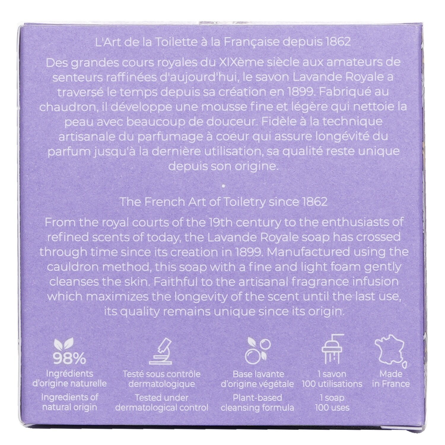 Lavande Royale Wellbeing Soap by Roger & Gallet - Image 3