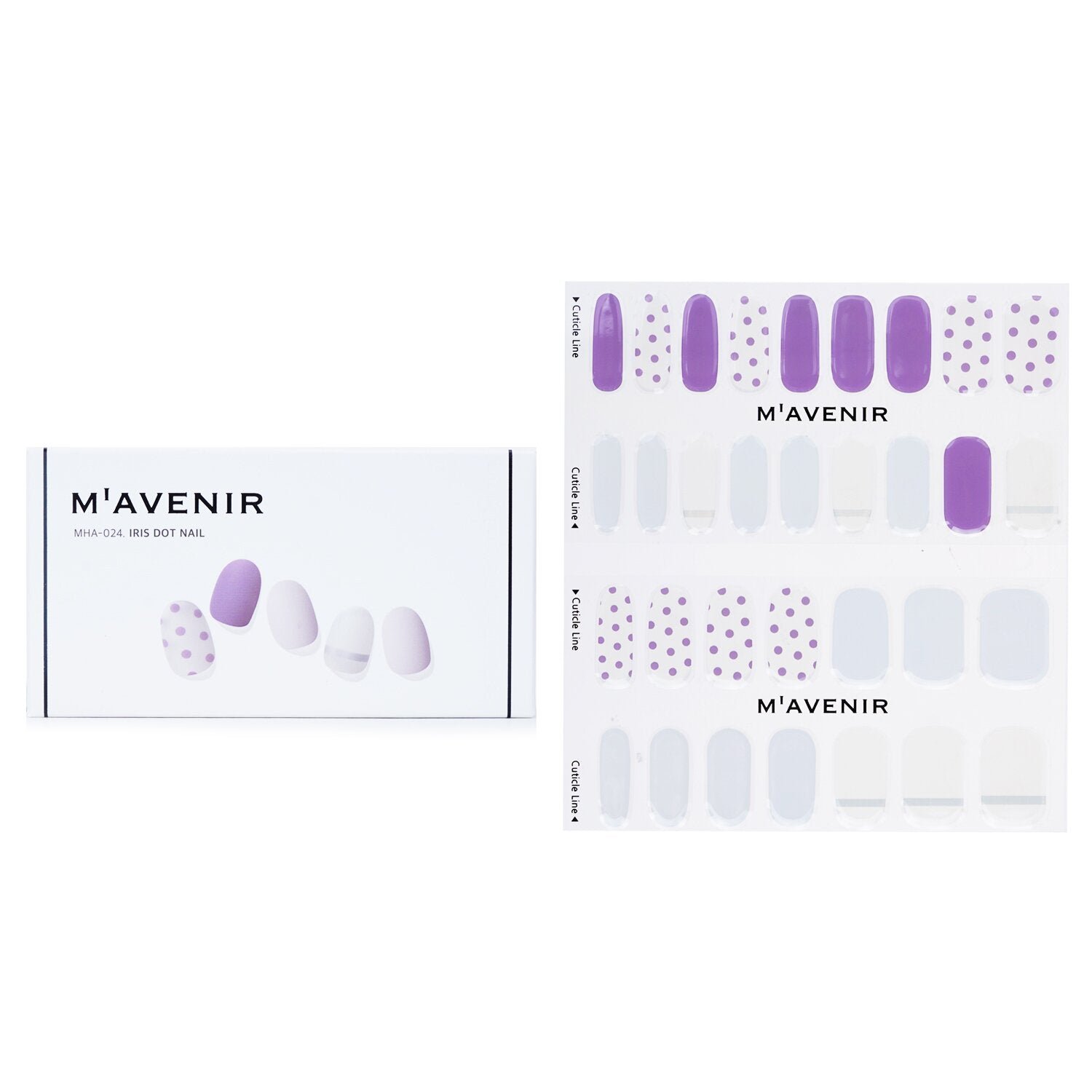 ملصق أظافر (منقوش) - # Iris Dot Nail من Mavenir - صورة 1