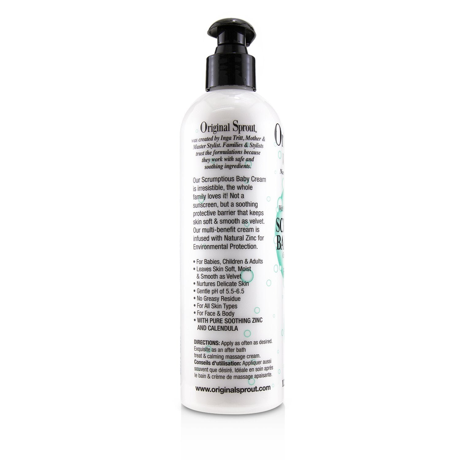 كريم للطفل Natural Family Collection مع مرطب مسكن صافي (للأطفال فما فوق) من Original Sprout - صورة 3